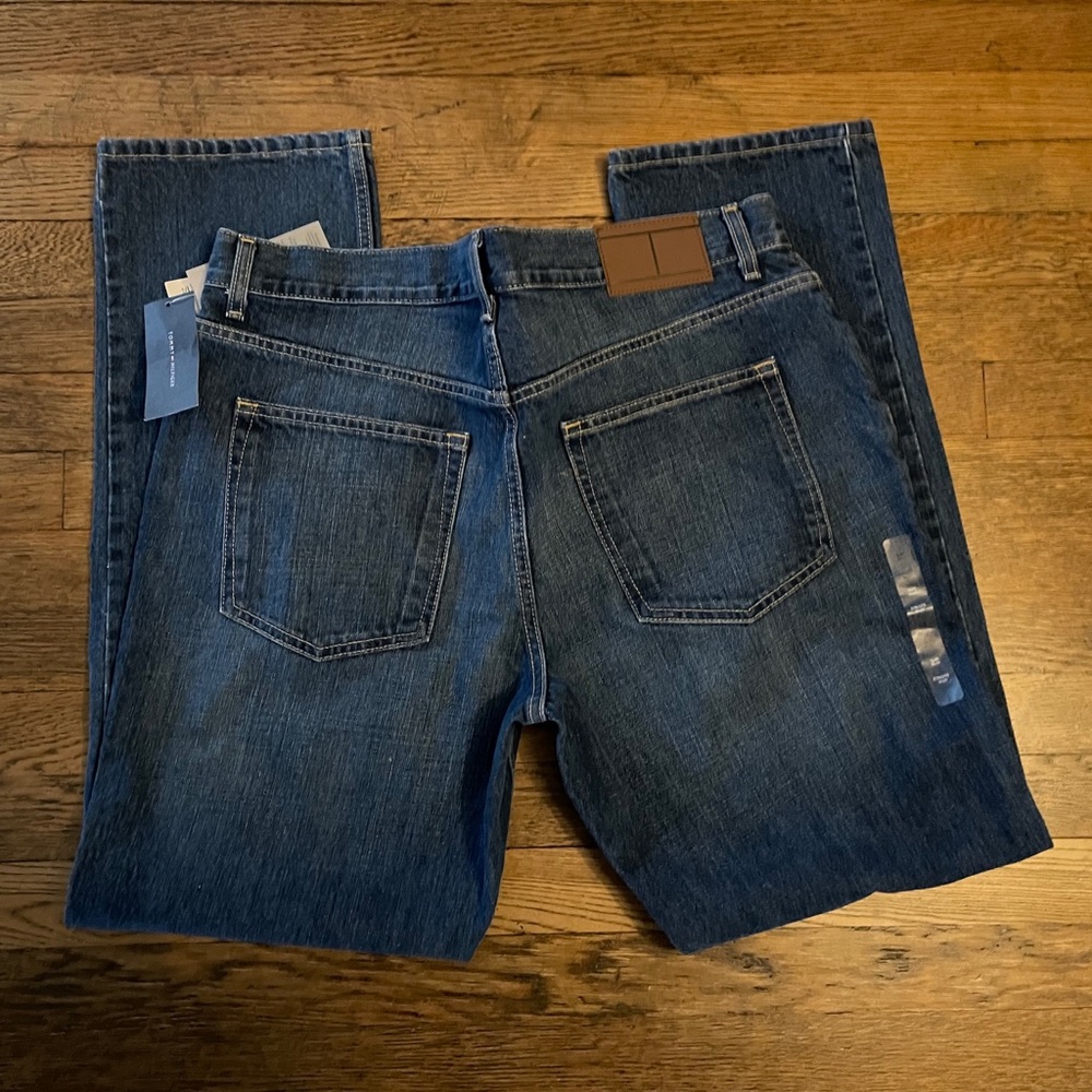 Tommy Hilfiger Men’s Slim 36x32 Dark Jean
